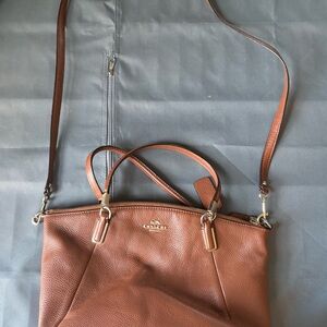 Coach Tan Leather Crossbody Bag